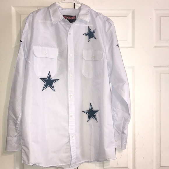 Men’s Cowboys Casual Shirt - Picture 1 of 11